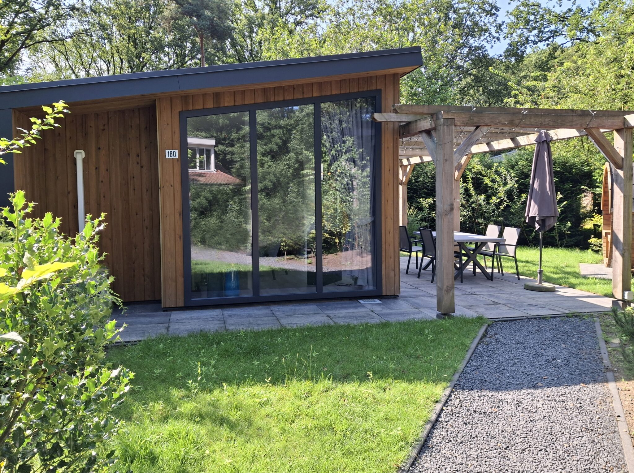 Luxe Heide Lodge (incl. kavel) 180 Vakantiepark Berkenrhode